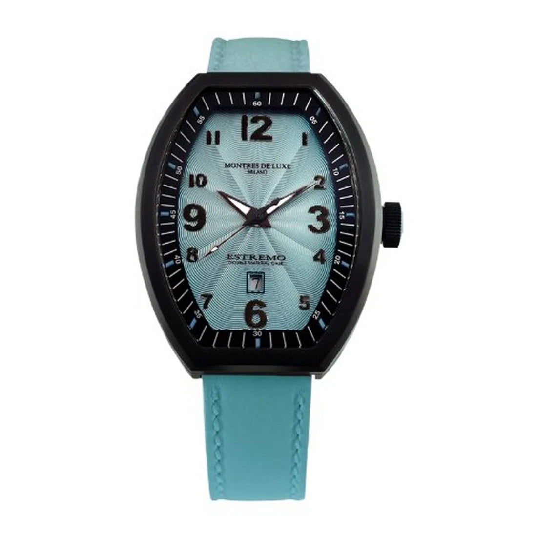 Damenuhr Montres de Luxe EXL A 8301 – Türkis, 35 mm – Detailansicht 2