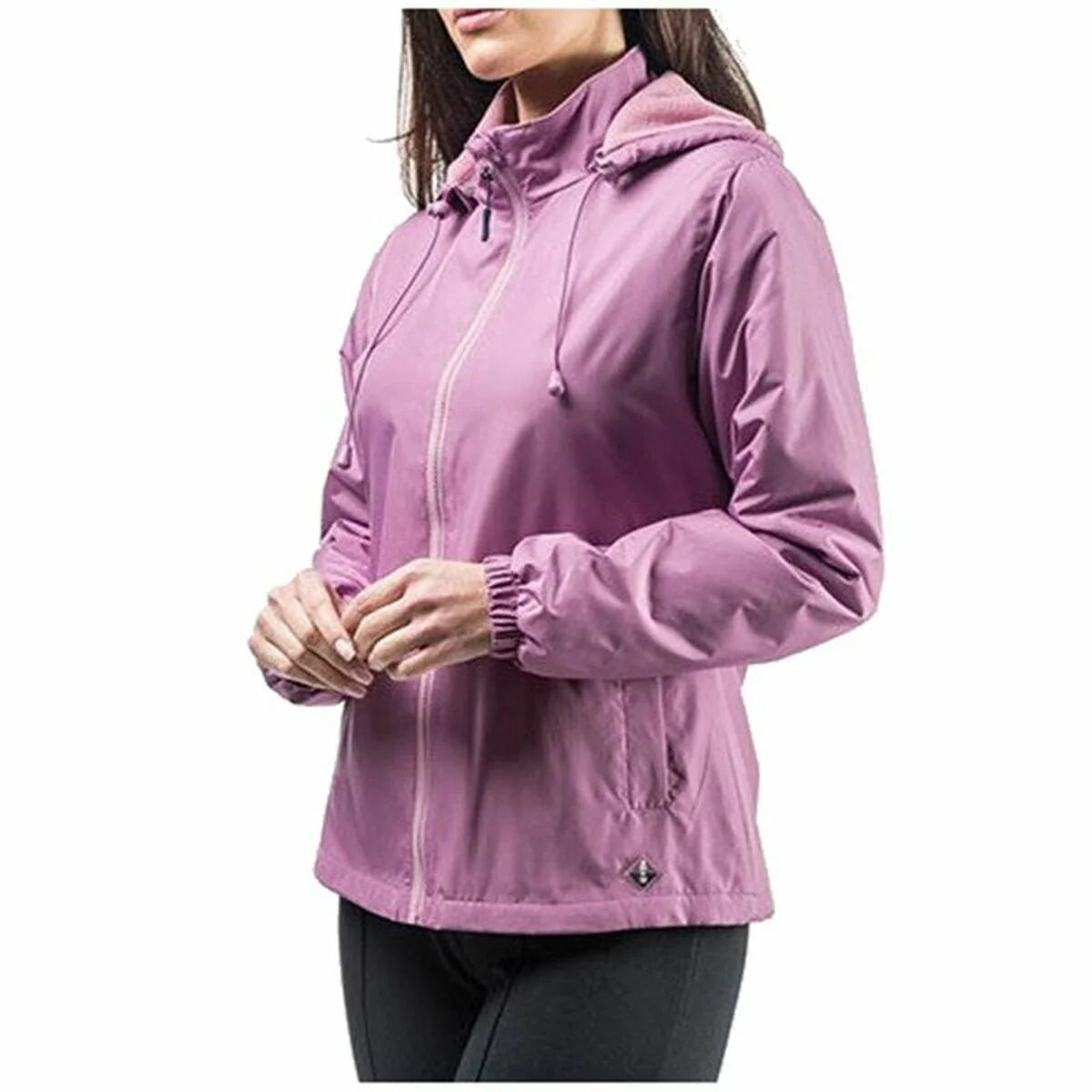 Alphaventure Sella Damen-Regenmantel Rosa und Lila