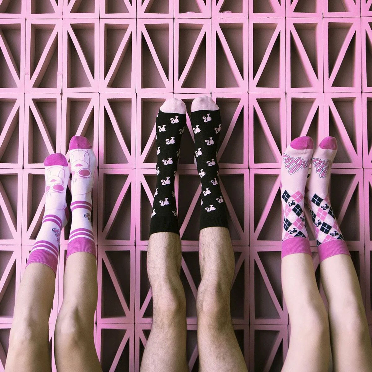 Crew-Socken Barbie Rosa Weiß Größe 36–43 – Produktansicht 2