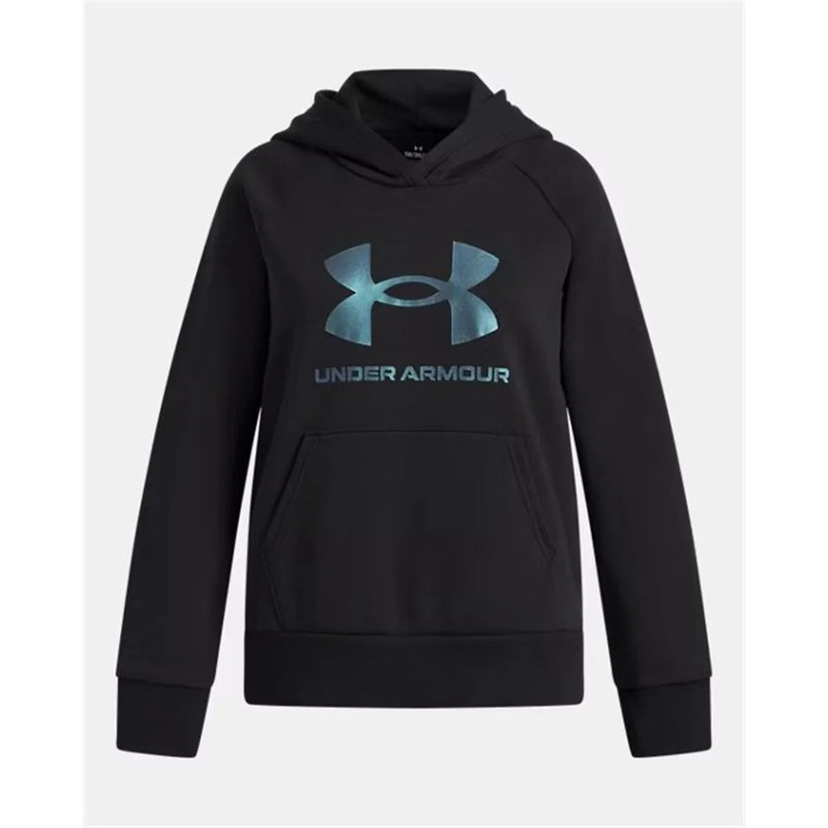 Kinder-Hoodie Under Armour Rival Fleece Schwarz – Produktansicht 2
