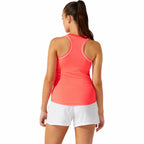 Asics Damen Tanktop Koralle atmungsaktiv mit UV-Schutz - Sport & Freizeit