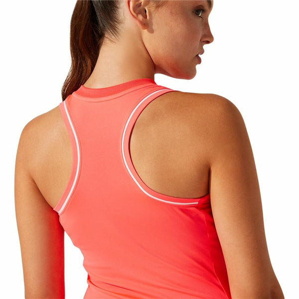 Asics Damen Tanktop Koralle atmungsaktiv mit UV-Schutz - Sport & Freizeit