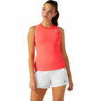 Asics Damen Tanktop Koralle atmungsaktiv mit UV-Schutz - Sport & Freizeit