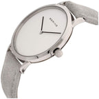 Bering Damenuhr 39 mm – Elegantes Design in Grau