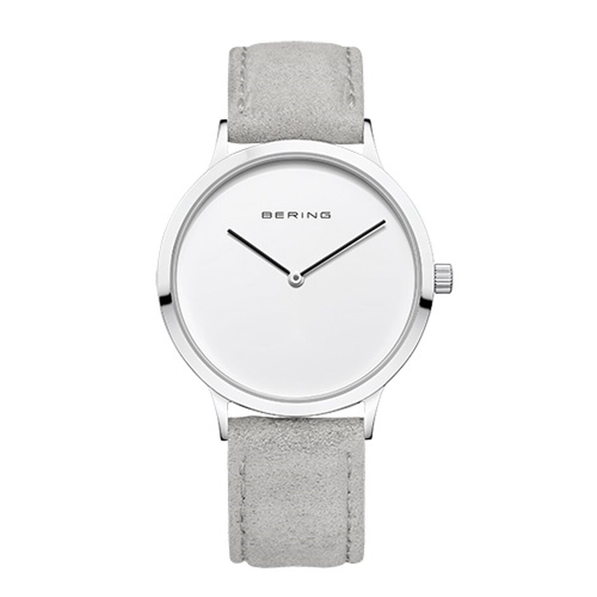 Bering Damenuhr 39 mm – Elegantes Design in Grau