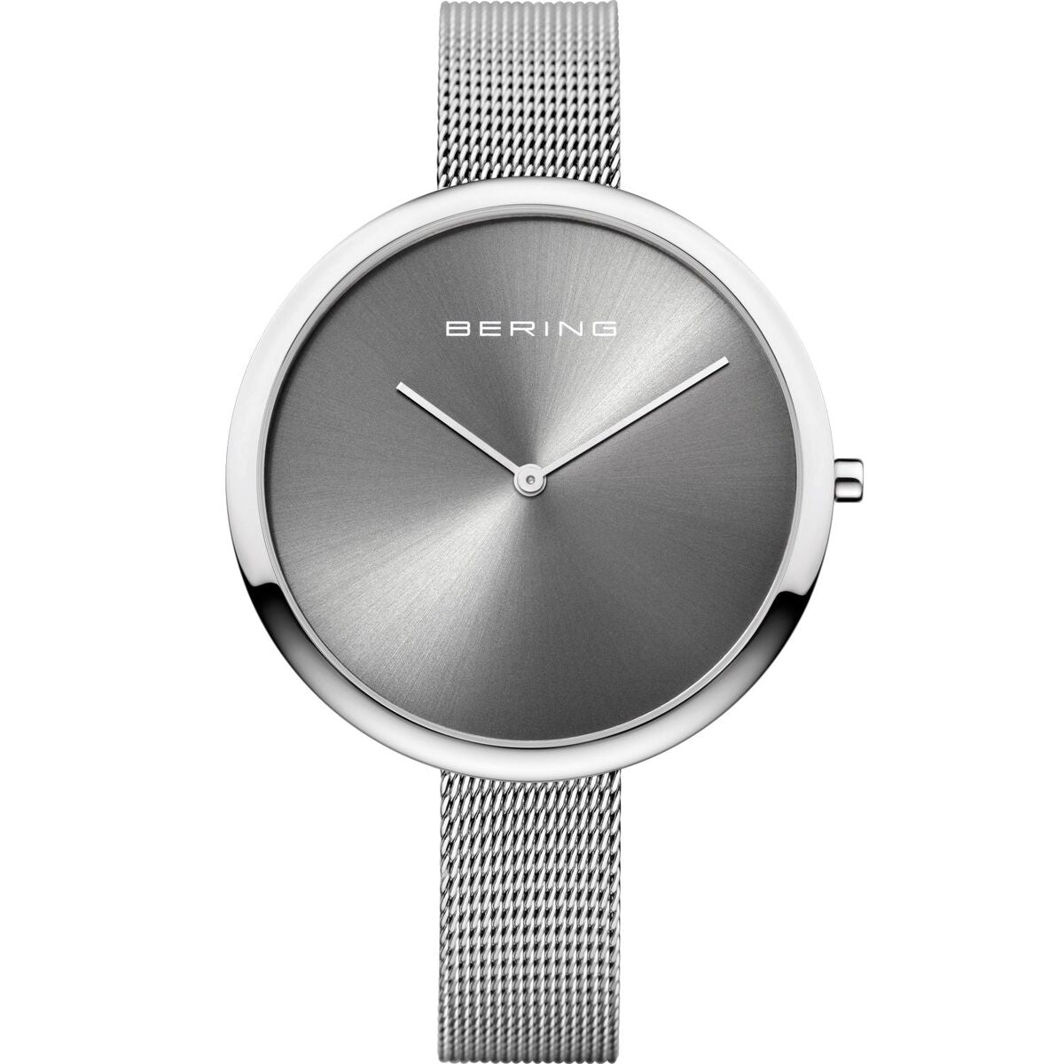 Bering Damenuhr 40 mm – Elegantes Design in Grau