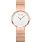 Bering Damenuhr Armbanduhr Elegant Rosa 31 mm
