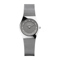 Bering Damenuhr Edelstahl Grau Elegantes Design