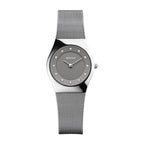 Bering Damenuhr Edelstahl Grau Elegantes Design