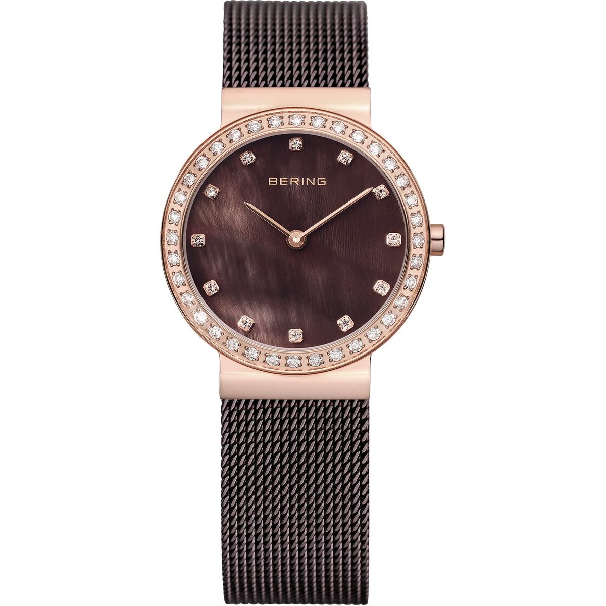 Bering Damenuhr Edelstahl Rosa 29 mm Elegant