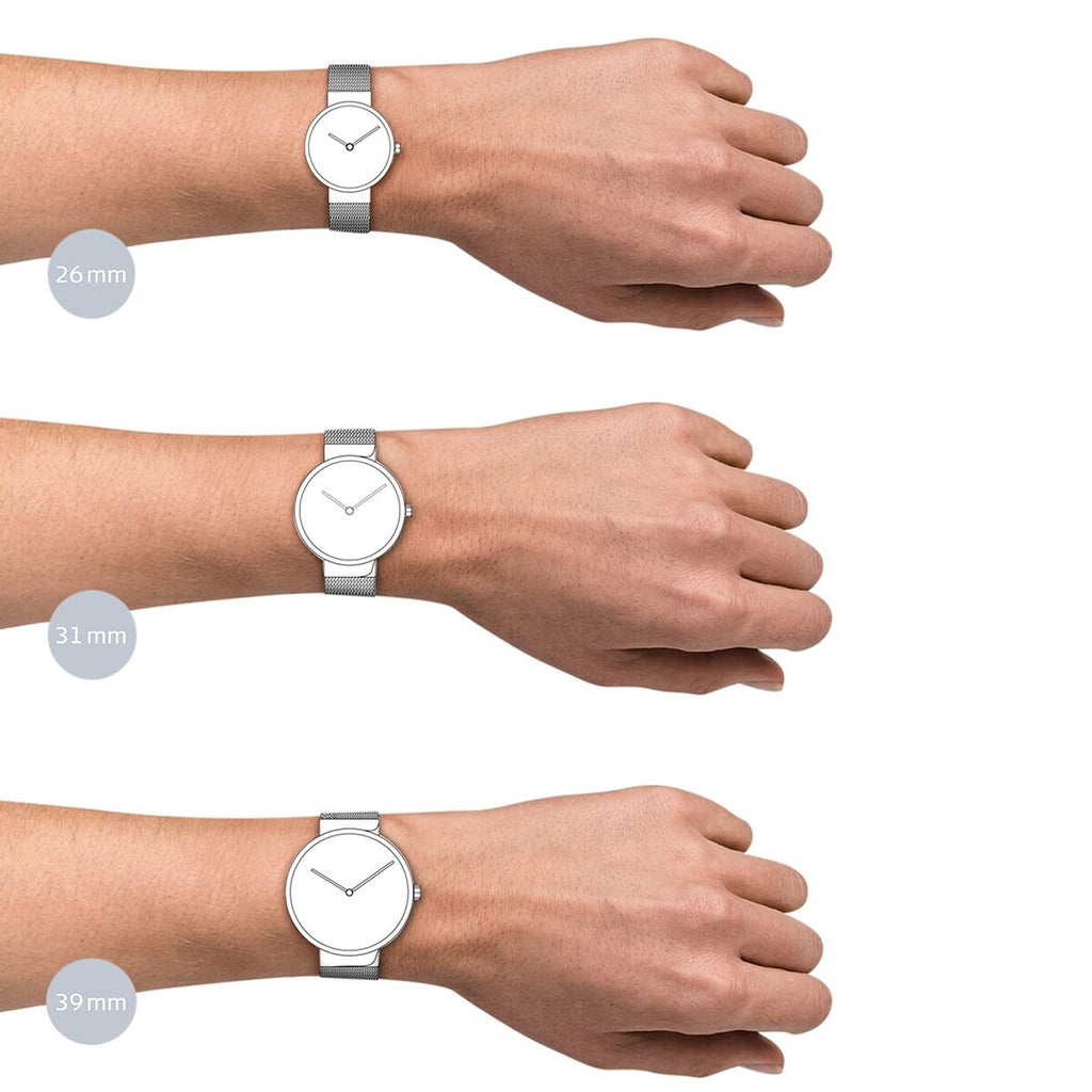 Bering Damenuhr Ø 30 mm - Elegantes Design aus Edelstahl
