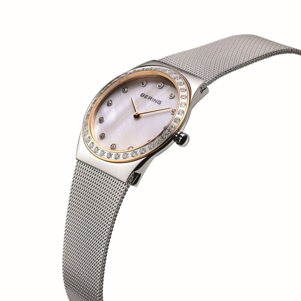 Bering Damenuhr Ø 30 mm - Elegantes Design aus Edelstahl