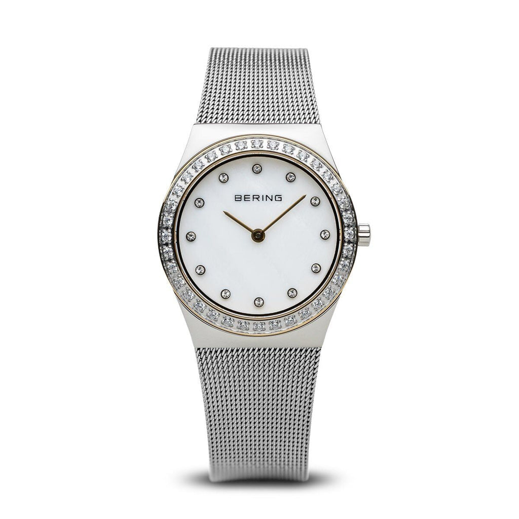 Bering Damenuhr Ø 30 mm - Elegantes Design aus Edelstahl