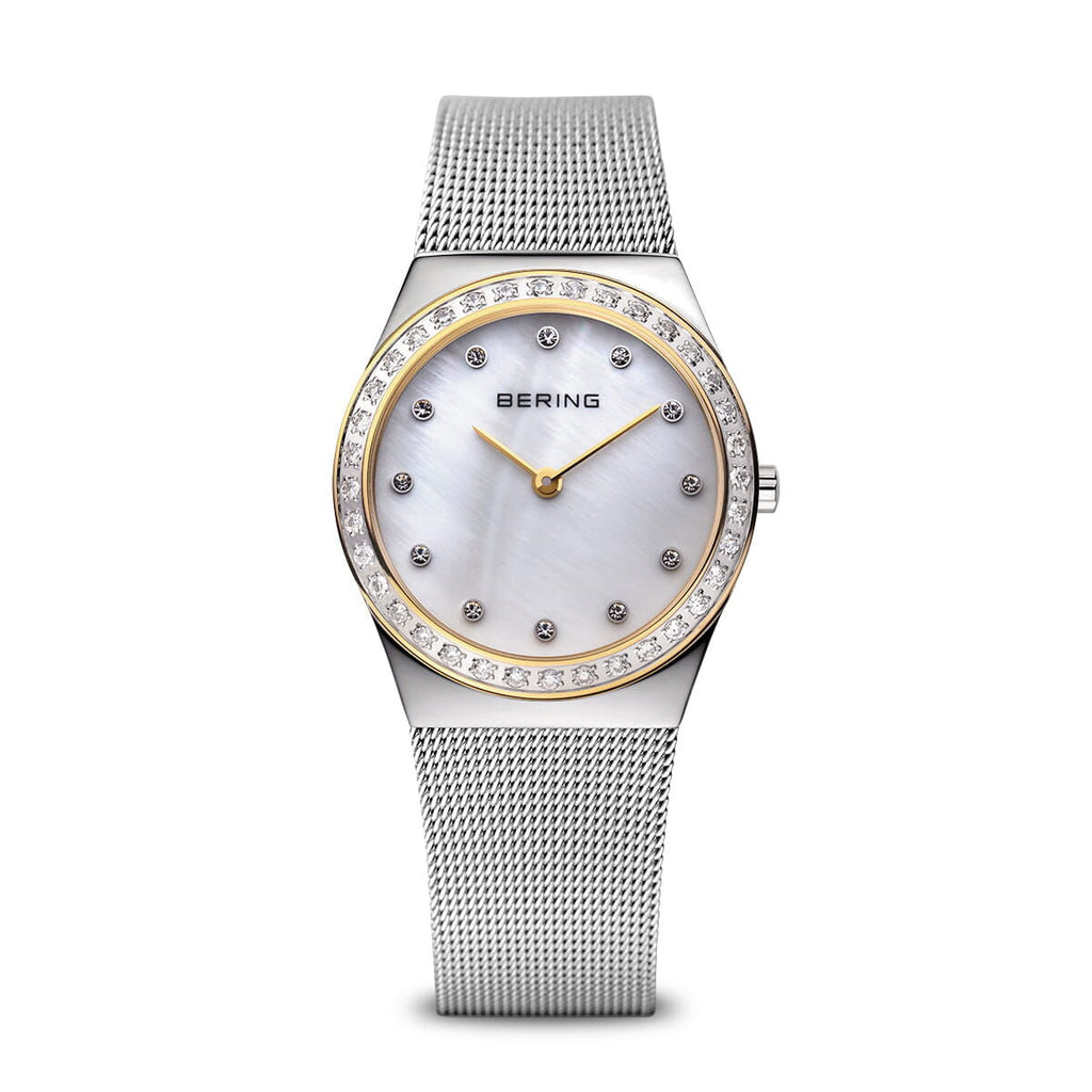 Bering Damenuhr Ø 30 mm - Elegantes Design aus Edelstahl