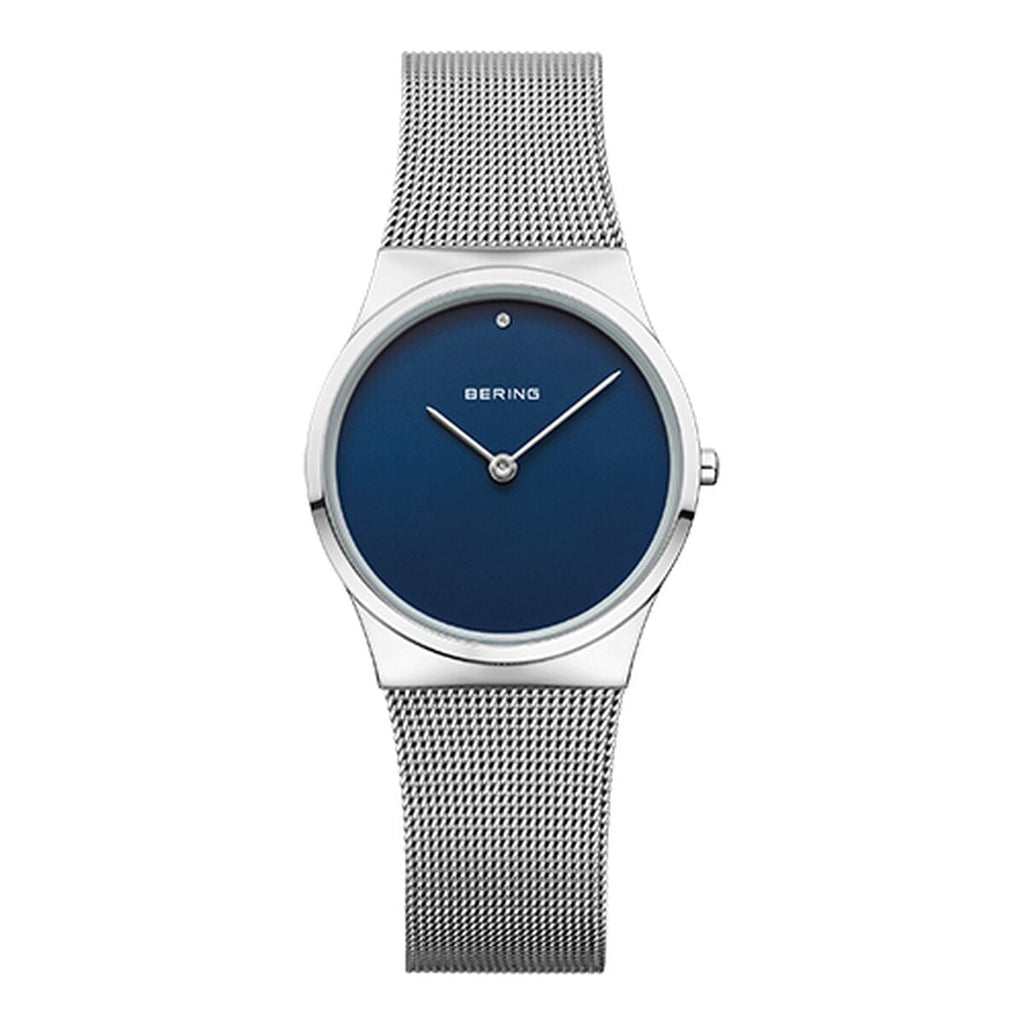 Bering Damenuhr Ø 30 mm – Elegantes Design in Grau