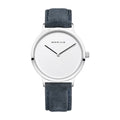 Bering Damenuhr Ø 39 mm – Elegantes Design in Grau und Blau