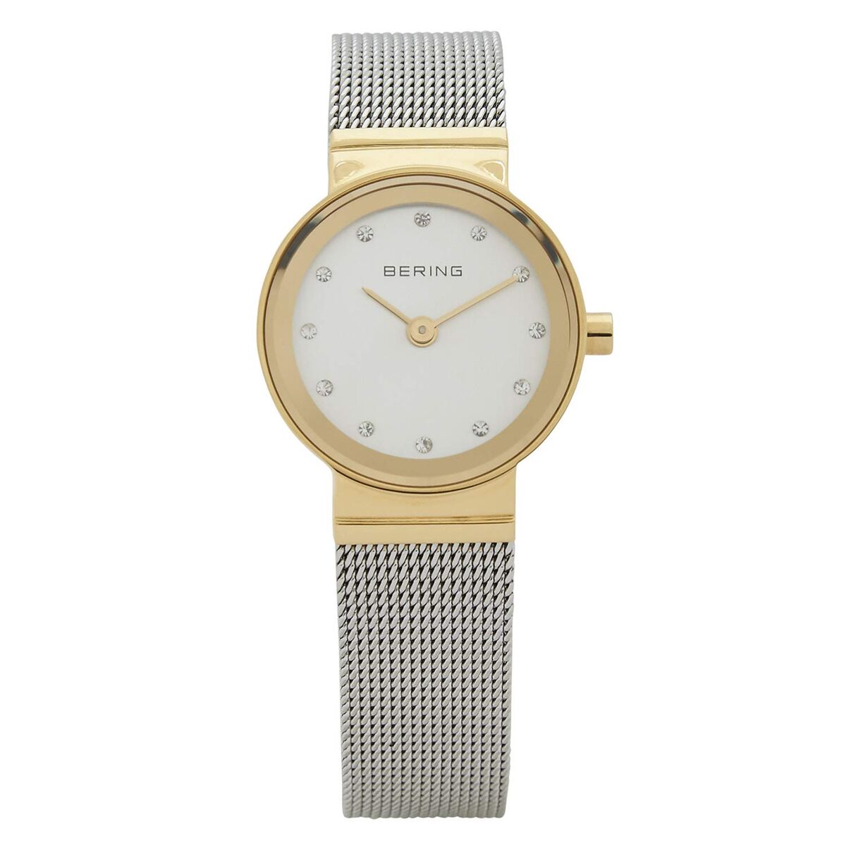 Bering Damenuhr Ø 39 mm – Elegantes Design in Grau und Blau