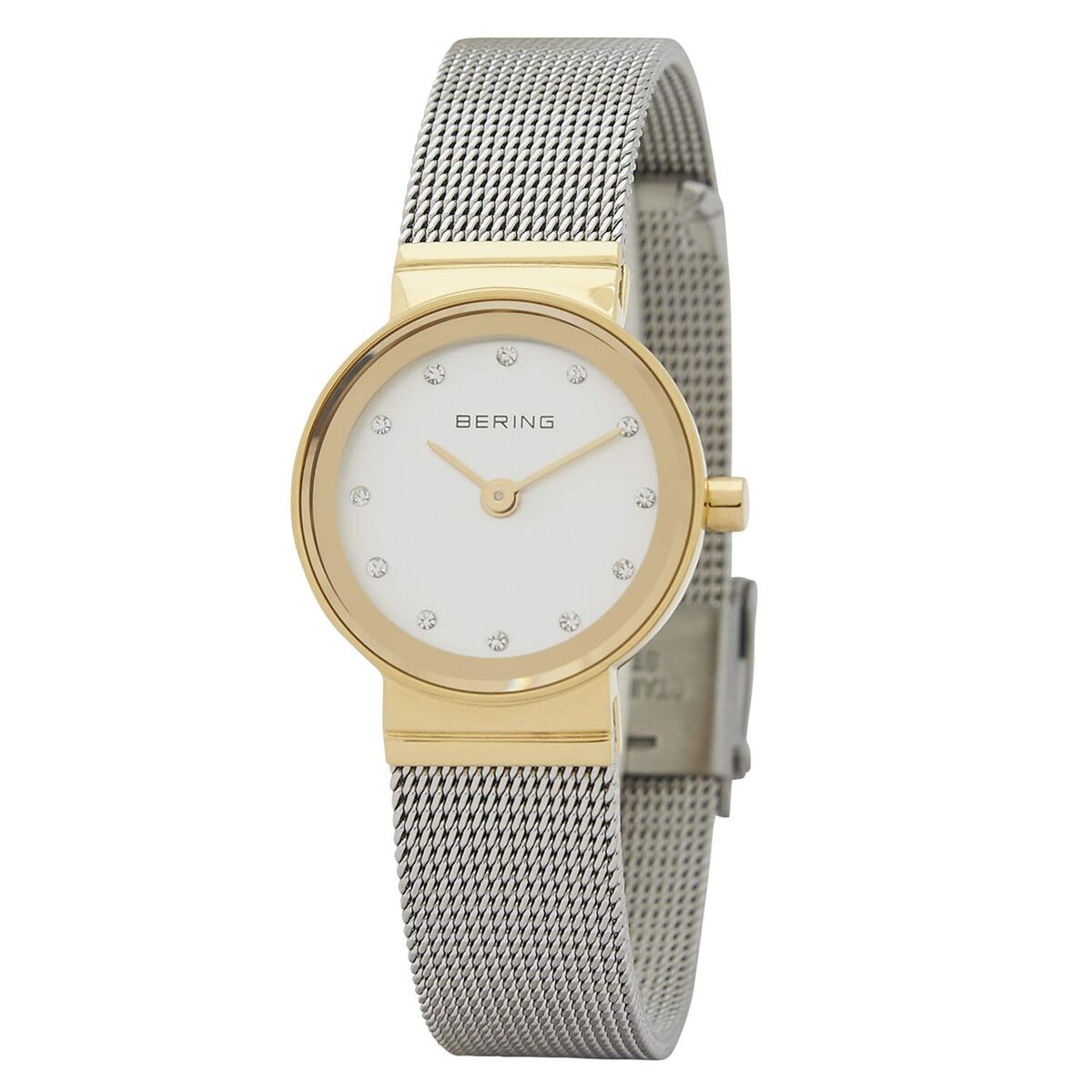 Bering Damenuhr Ø 39 mm – Elegantes Design in Grau und Blau