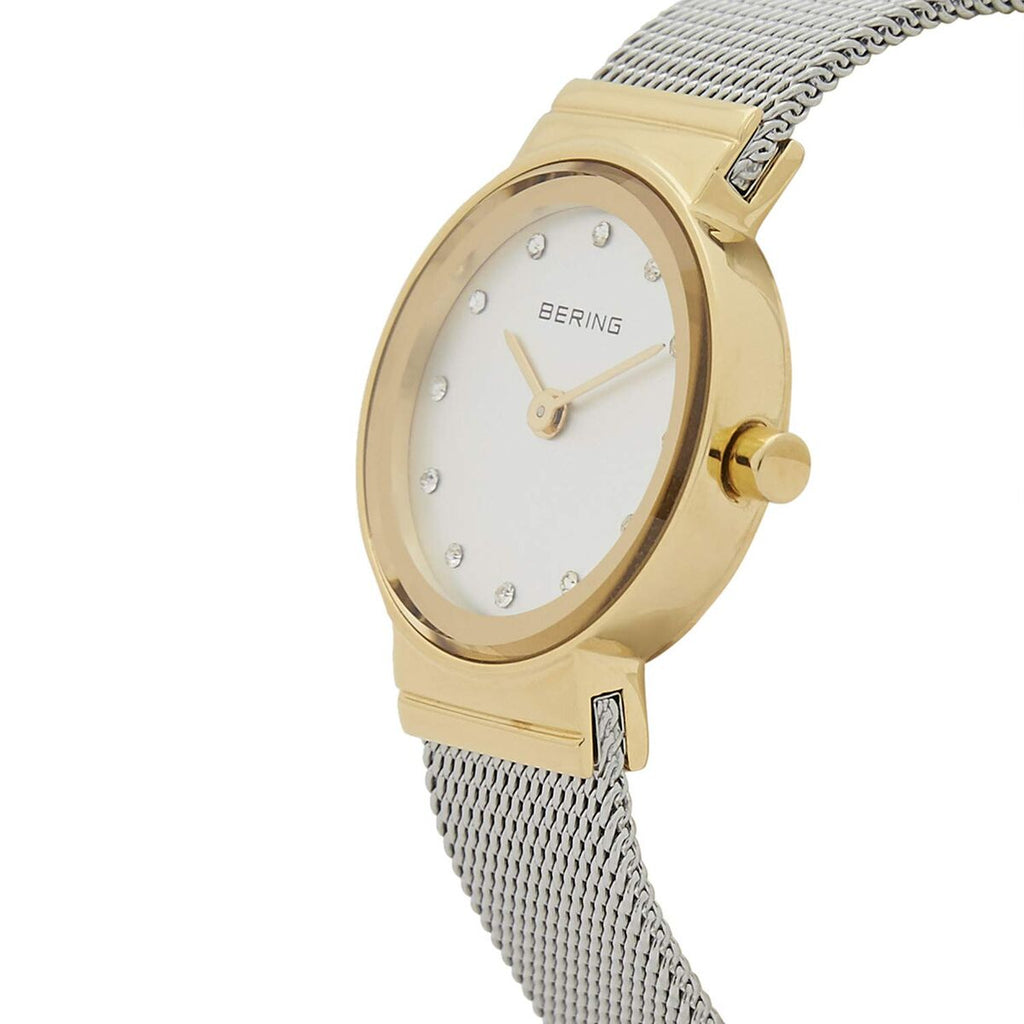 Bering Damenuhr Ø 39 mm – Elegantes Design in Grau und Blau