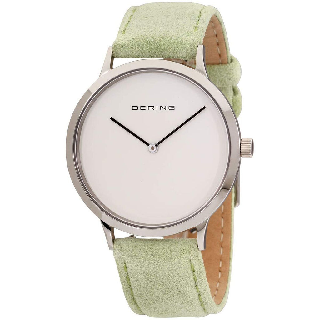 Bering Damenuhr Ø 39 mm – Elegantes Design in Grün
