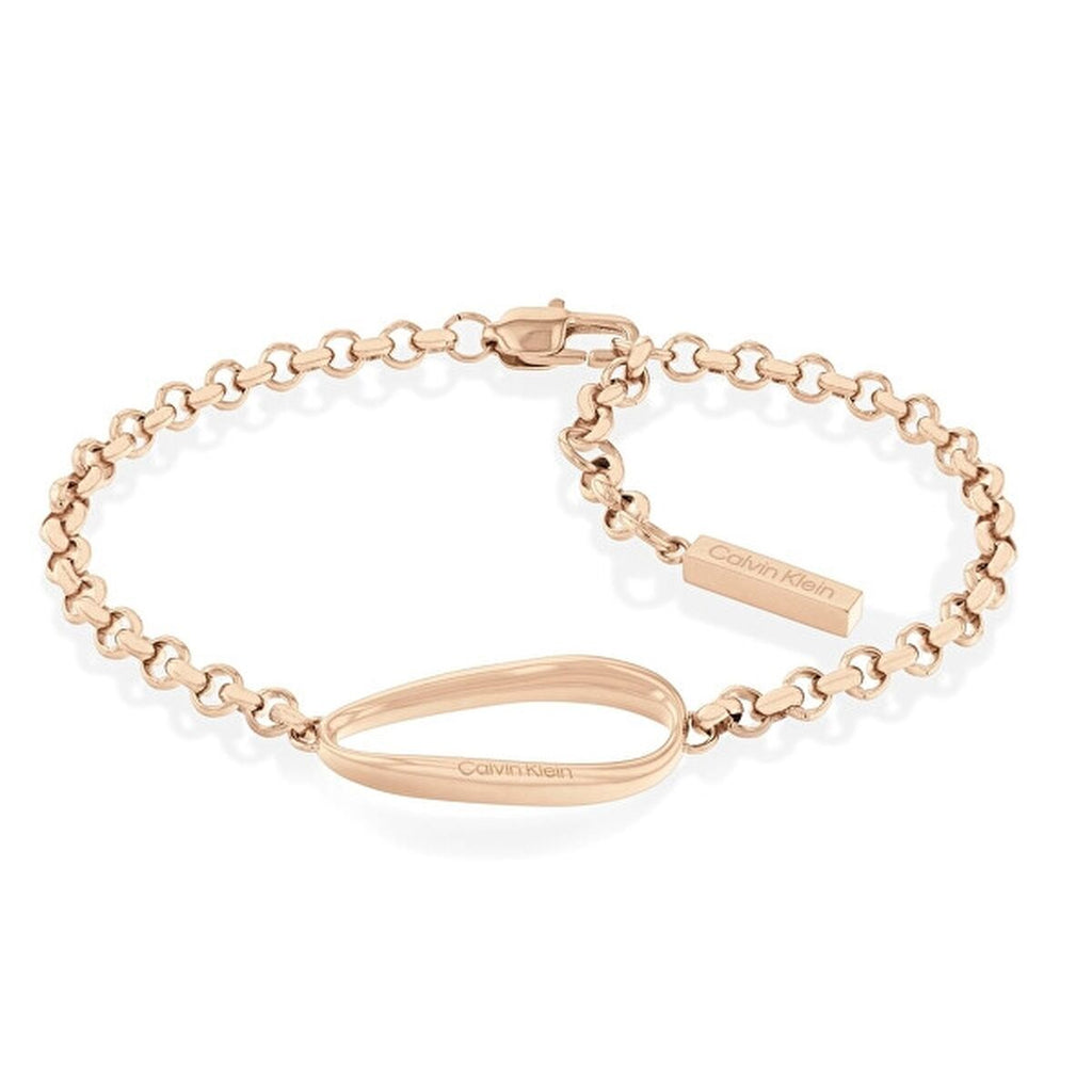 Calvin Klein Damenarmreif 35000359 Gold aus Sterlingsilber - Mode & Accessoires