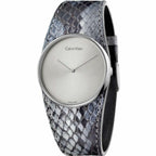 Calvin Klein Damenuhr 39 mm Edelstahl Grau Elegant - Mode & Accessoires