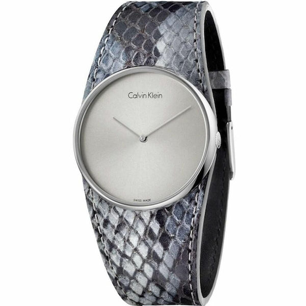 Calvin Klein Damenuhr 39 mm Edelstahl Grau Elegant - Mode & Accessoires