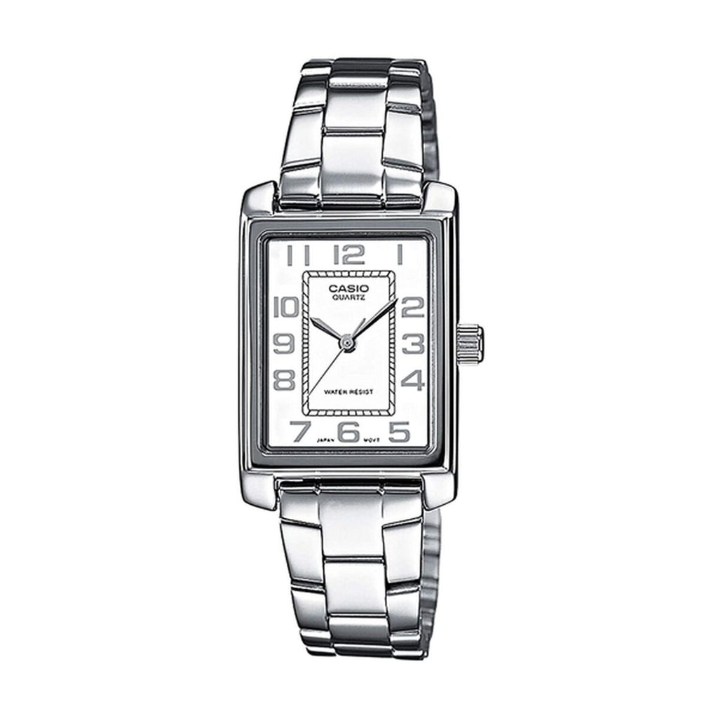 Casio Damenuhr COLLECTION Edelstahl silberfarbene Eleganz - Mode & Accessoires