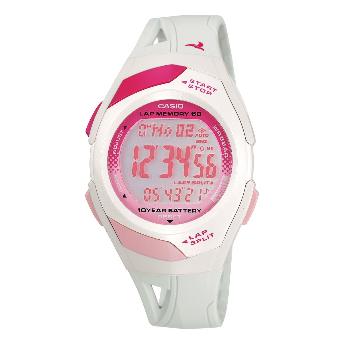 Casio Damenuhr – Elegantes Design in Weiß und Rosa