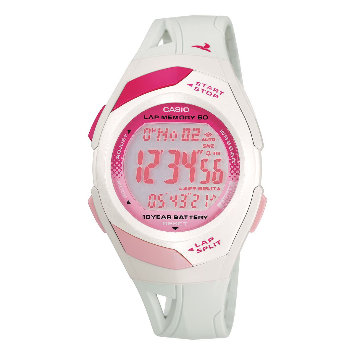 Casio Damenuhr – Elegantes Design in Weiß und Rosa