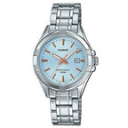Casio Damenuhr LTP-1308D-2AVDF 31 mm Edelstahl Silber - Mode & Accessoires