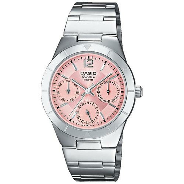 Casio Damenuhr LTP-2069D-4AVEG rosa/silber 31 mm - Mode & Accessoires