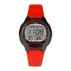 Casio Damenuhr LW-200-4A Schwarz Orange 34 mm Quarz - Mode & Accessoires
