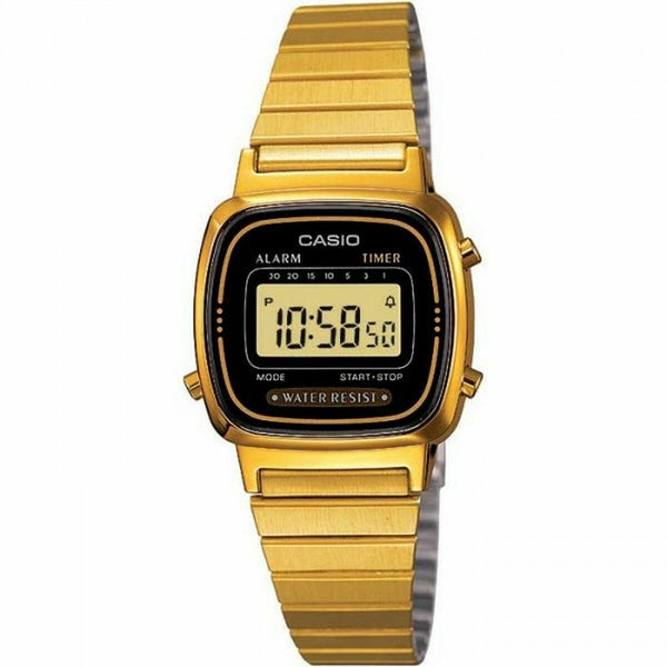 Casio Damenuhr VINTAGE LADY Gold mit Edelstahlarmband - Mode & Accessoires