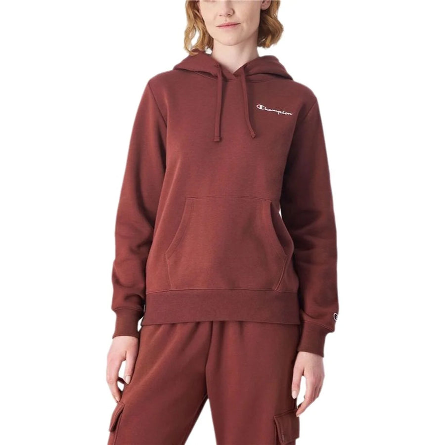 Champion Damen Hoodie Braun mit Logo