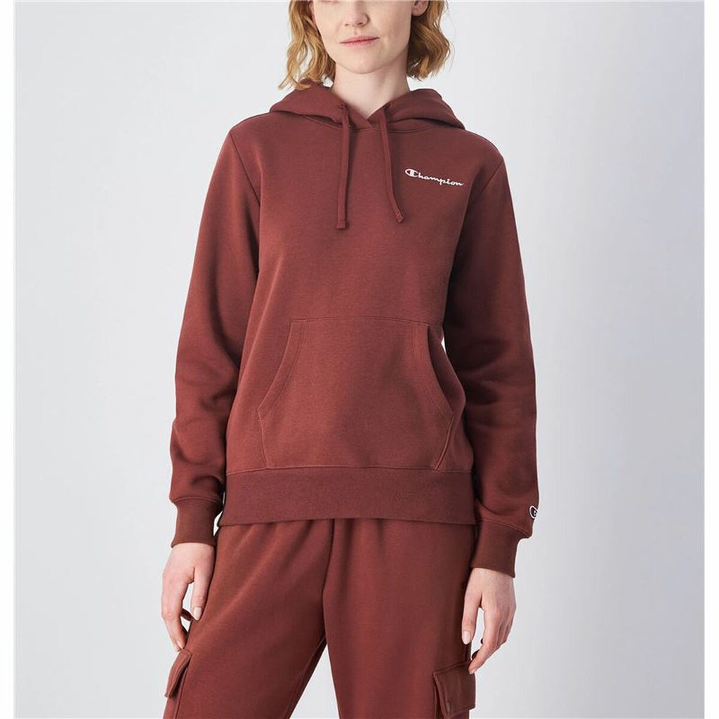 Champion Damen Sweater Braun Kapuze optimalen