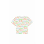 Champion Kurzarm-T-Shirt Croptop Weiß aus Polyester für Damen - Sport & Freizeit