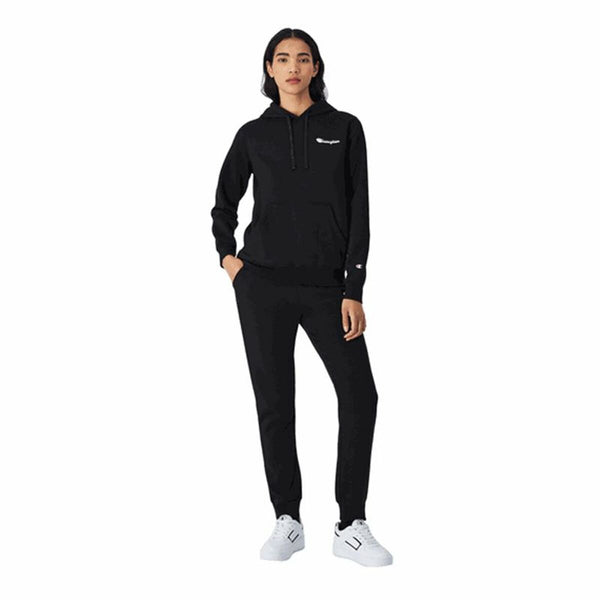 Champion Rib Cuff Hose Schwarz Damen aus atmungsaktivem Material - Sport & Freizeit