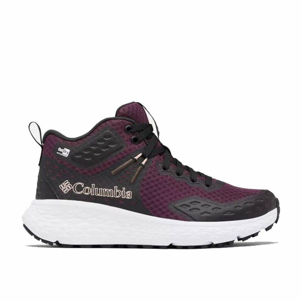 Columbia Laufschuhe Damen Outdry Mid lila mit Wetterschutz - Sport & Freizeit