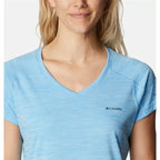 Columbia Zero Rules Damen Kurzarm-T-Shirt mit UV-Schutz - Sport & Freizeit