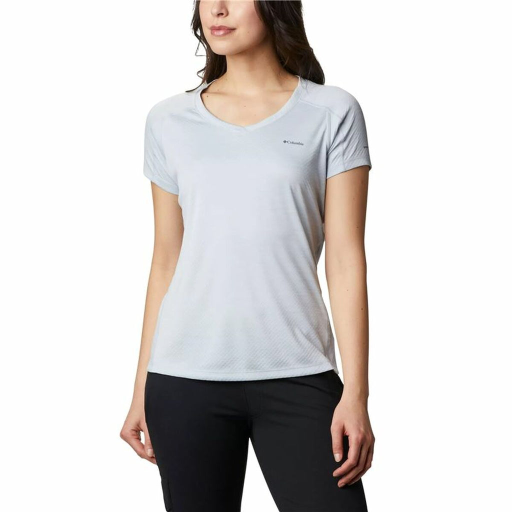Columbia Zero Rules™ Damen T-Shirt Grau mit UV-Schutz - Mode & Accessoires
