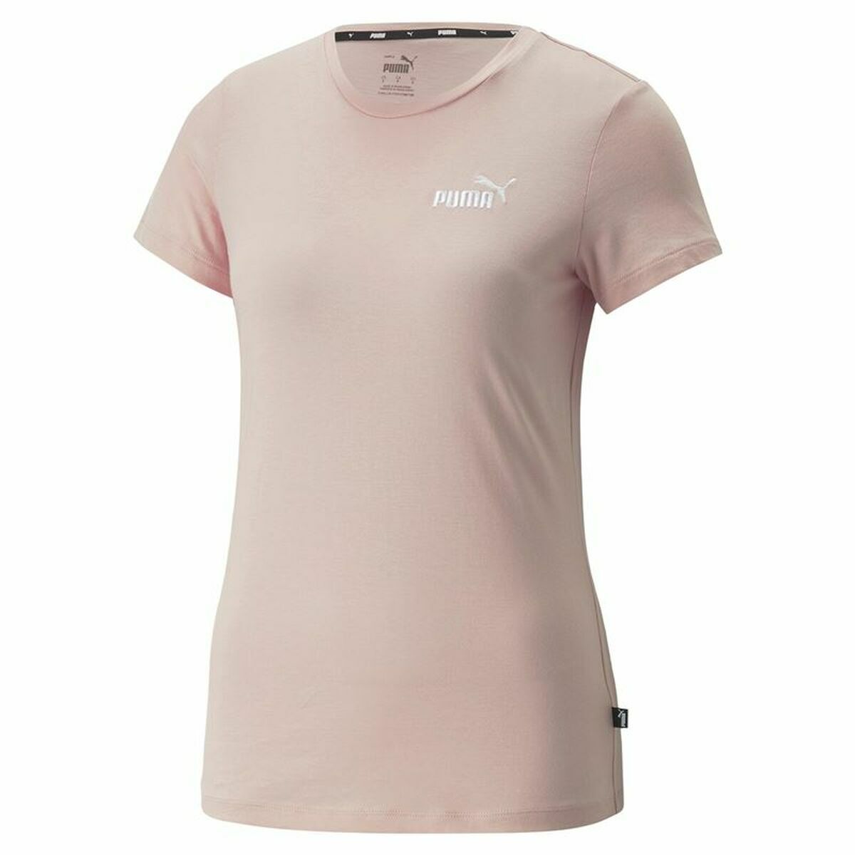 Damen Kurzarm T Shirt Puma Essentials+ Embroidery