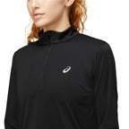 Damen Langarm-T-Shirt Asics Schwarz - Sport & Freizeit