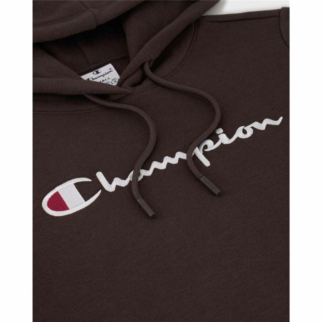 Damen Sweater mit Kapuze Champion Legacy Braun - Sport & Freizeit