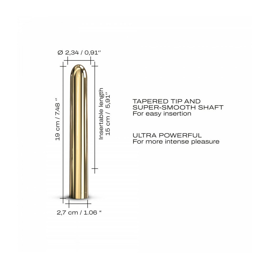 Dorcel Gold Vibrator – Aufladbar diskret gold - Erotik Shop