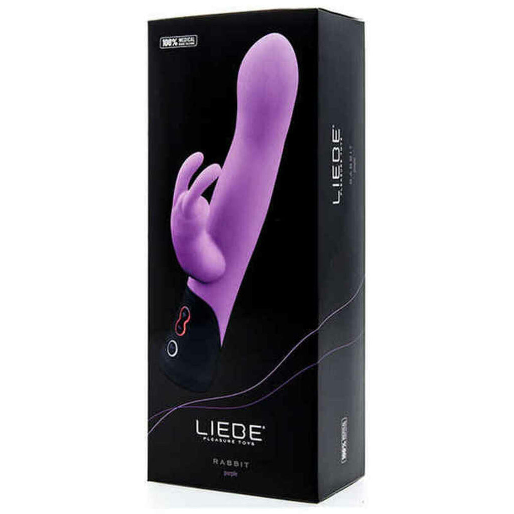 Dual Stimulationsvibrator Liebe Purpur ergonomisch