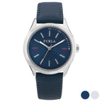 Elegante Damenuhr mit Lederarmband und hochwertigem Stahl Furla - Mode & Accessoires