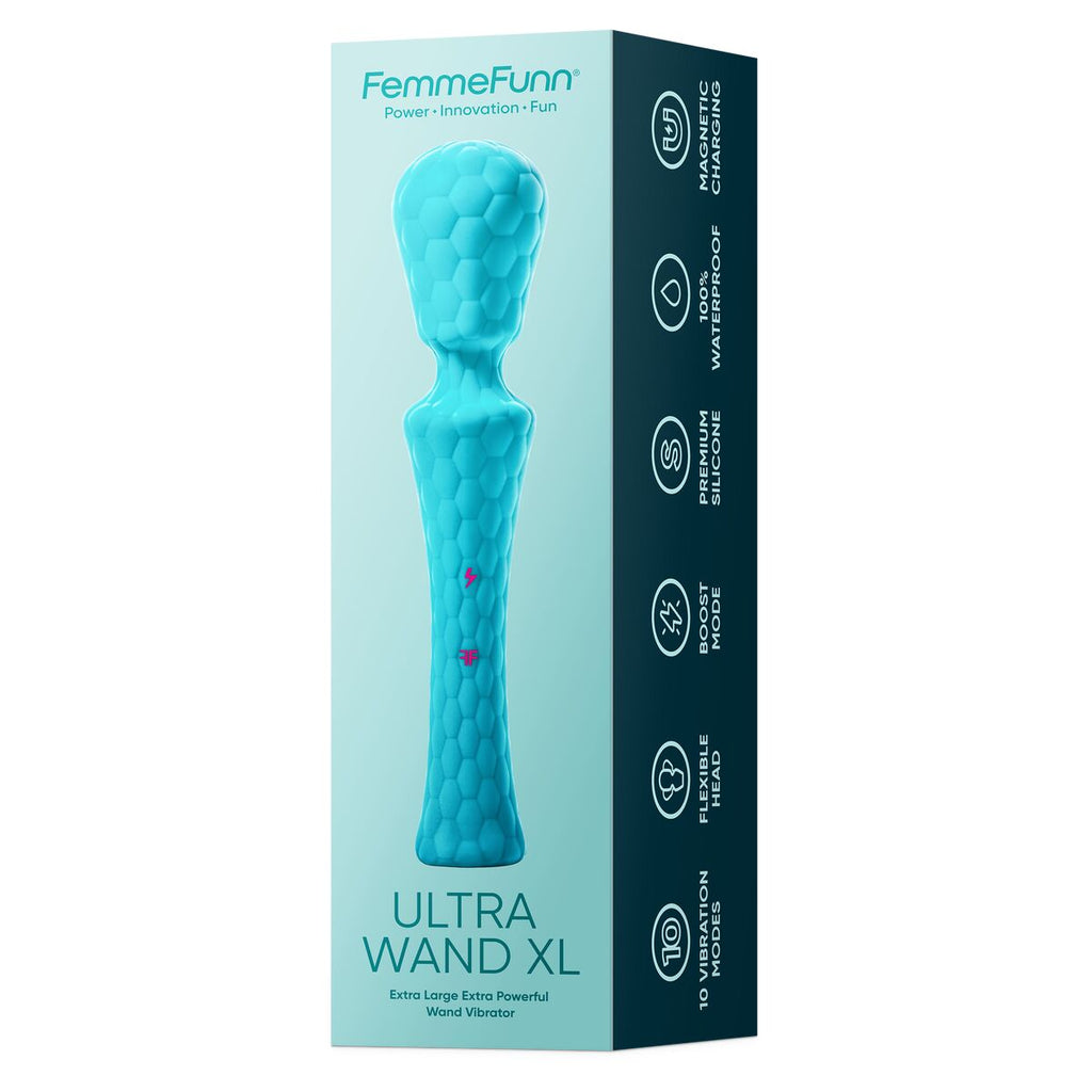 FemmeFunn Blau Vibrator – 10 Geschwindigkeitsstufen Silikon - Erotik Shop