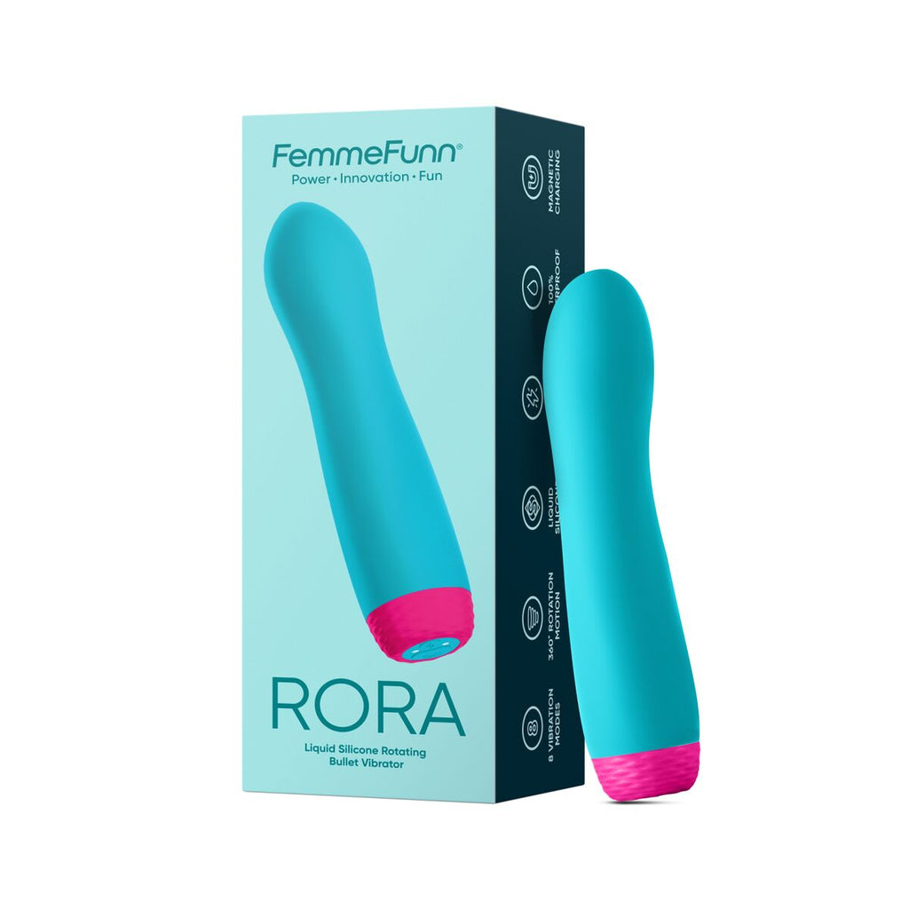 FemmeFunn Mini Vibrator Blau – Aufladbar kompakt - Erotik Shop