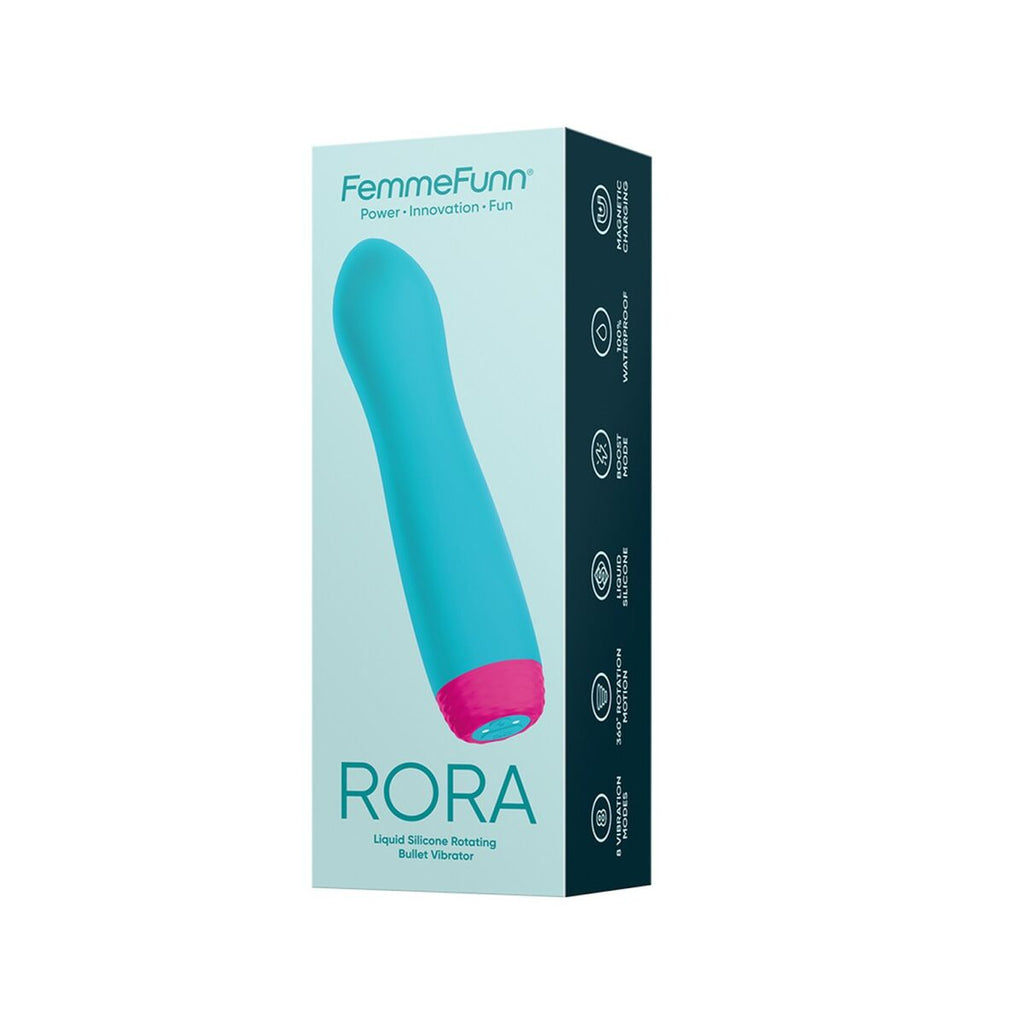 FemmeFunn Mini Vibrator Blau – Aufladbar kompakt - Erotik Shop